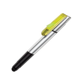 Grayson Pen/Highlighter/Notes/Stylus - Silver Logo Branded