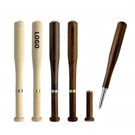Logo Branded Wooden Baseball Bat Pen