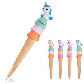 Unicorn Horse Ice Cream Balls Pen Custom Imprinted