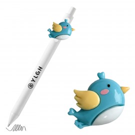 Custom Engraved Click Pen with Flying Bird