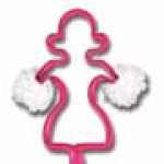 Custom Imprinted Cheerleader 2 Inkbend Standard, Bent Pen