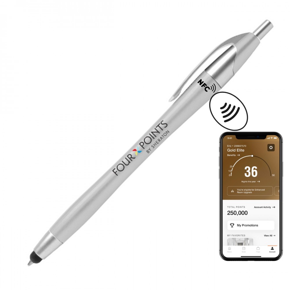 Custom Engraved Magic'Tap Javelin Stylus NFC Pen