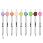Logo Branded Click Pen w/ Ice Cream Ball