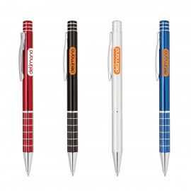 Custom Engraved Francis Click Action Aluminum Ballpoint Pen