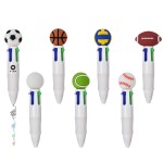 4-Color-Refill Mini Pen w/ Balls Custom Engraved