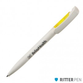 Logo Branded Ritter Eco Jasmine Pen - Yellow