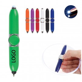 Fidget Pen Spinning Pen With Led Light Multi Functional Custom Imprinted