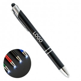 Custom Imprinted 3in1 Tip Light Logo Pen