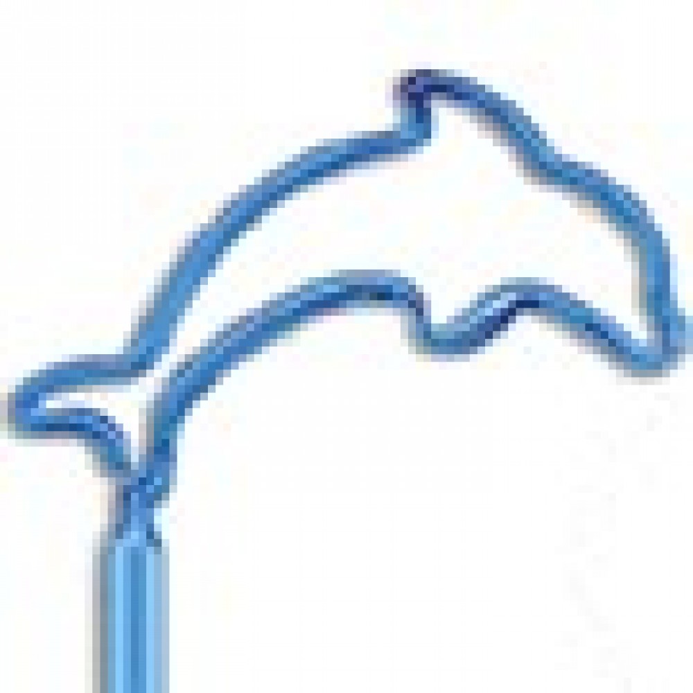 Custom Engraved Dolphin Inkbend Standard, Bent Pen Custom Engraved Dolphin Inkbend Standard, Bent Pen