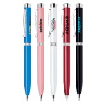 Metal Pen, Ballpoint pen, Twist action, Blue ink refill optional Custom Imprinted