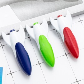 Custom Engraved Plastic Rocket Shaped Pen Accept Customization
