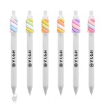Custom Imprinted Click Pen w/ Colorful Marshmallow Candy