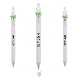 Palm Tree Click Pen Logo Branded