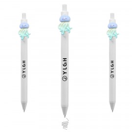 Click Activated Pen With Jellyfish Custom Imprinted