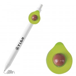 Custom Imprinted Click Activated Pen with Sliced Avocado