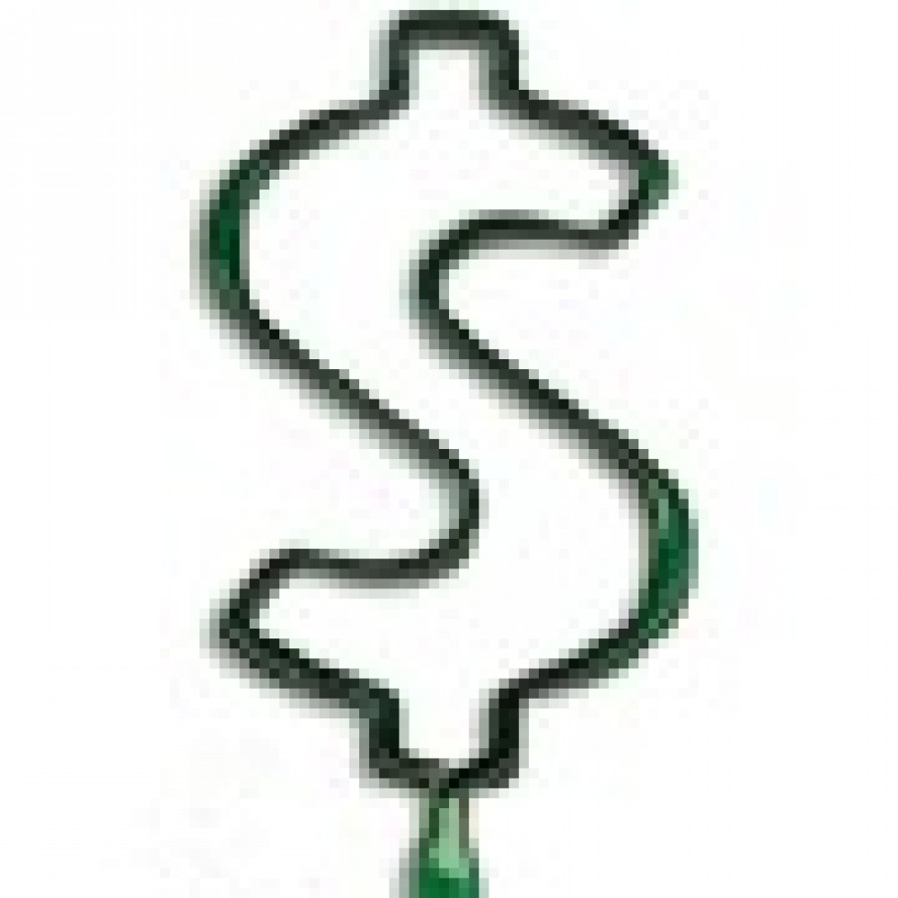 Dollar Sign 2 Inkbend Standard, Bent Pen Custom Imprinted Dollar Sign 2 Inkbend Standard, Bent Pen Custom Imprinted