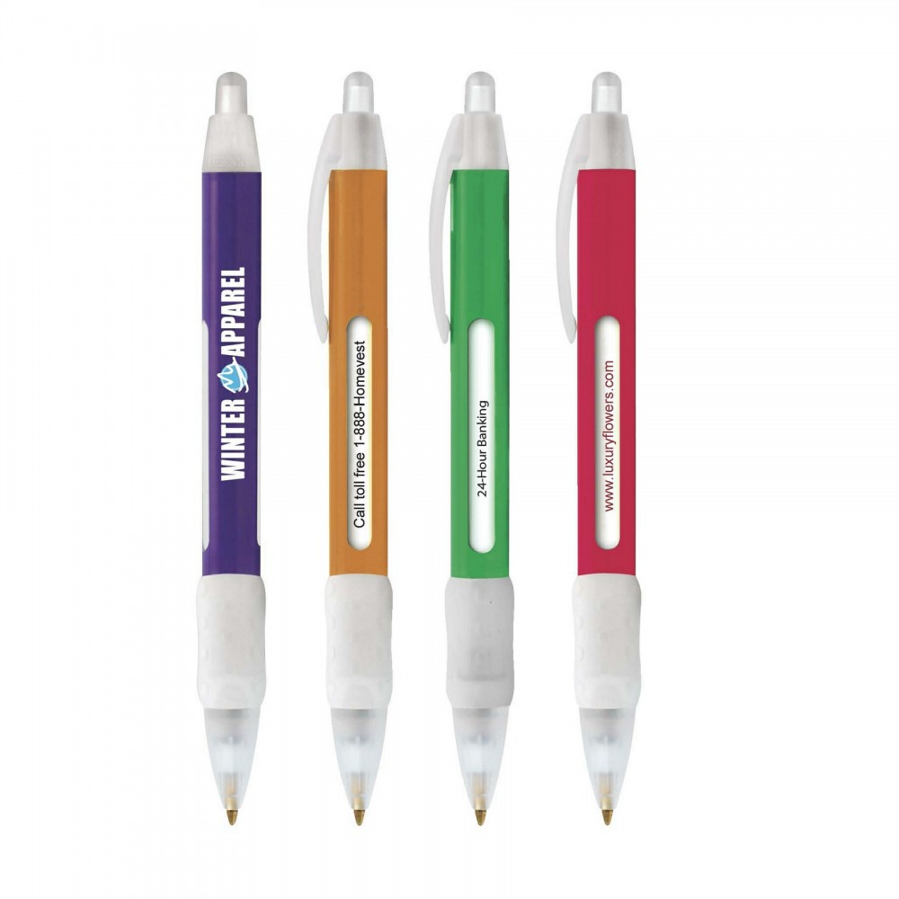 Custom Engraved BIC WideBody Colored Message Pen