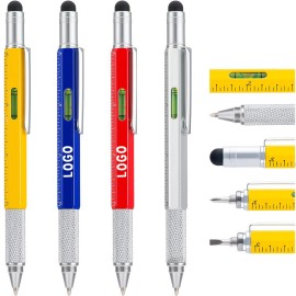 6 in 1 Multifunction Pen Custom Engraved  6 in 1 Multifunction Pen Custom Engraved