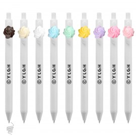 Click Activated Pen With Piped Buttercream Custom Imprinted