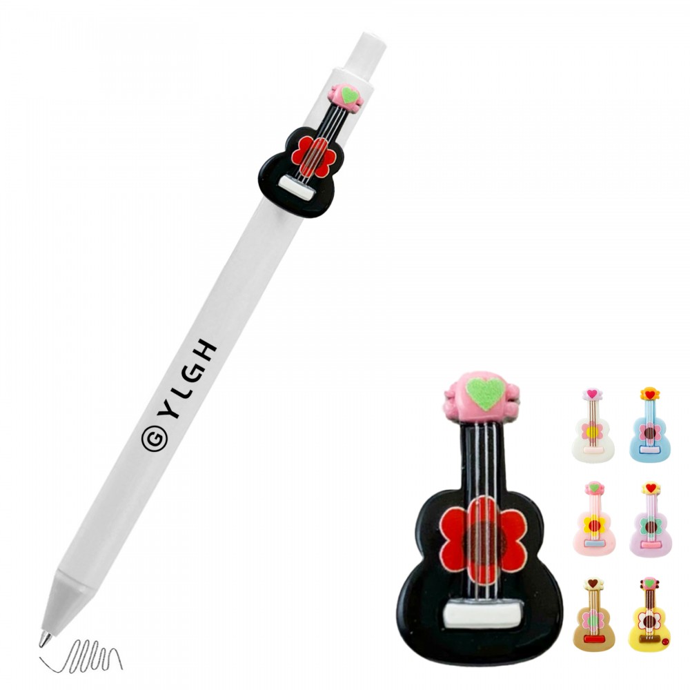 Click Pen w/ Guitar Custom Imprinted