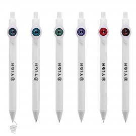 Click Pen w/ Artificial Eye Logo Branded