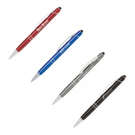 Anodized Pen with Stylus Logo Branded