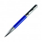 Grandview Metal Pen/LED Light - Blue Custom Engraved