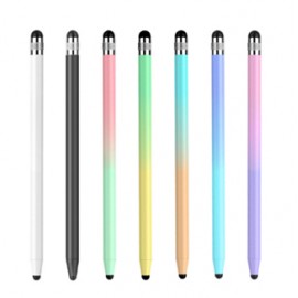 Aluminum Stylus Pen with 2 Silicon Heads Custom Imprinted