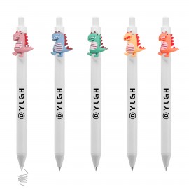 Dinosaur Click Activated Pen Logo Branded