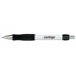 Custom Imprinted Paper Mate Breeze Retractable Ballpoint Pen w/White Barrel