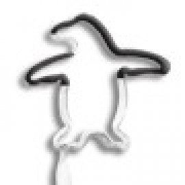 Logo Branded Multi Color Penguin Baby Bend, Bent Pen