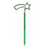 Star Shooting with Foil Inkbend Standard, Bent Pen Logo Branded