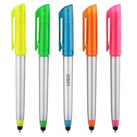 Custom Imprinted Dual-Function Highlighter Writing Pen