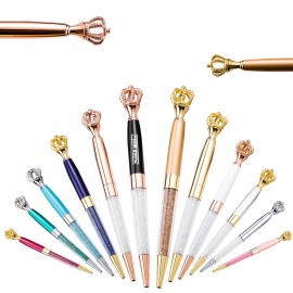 Crown Diamond Metal Pen Custom Imprinted