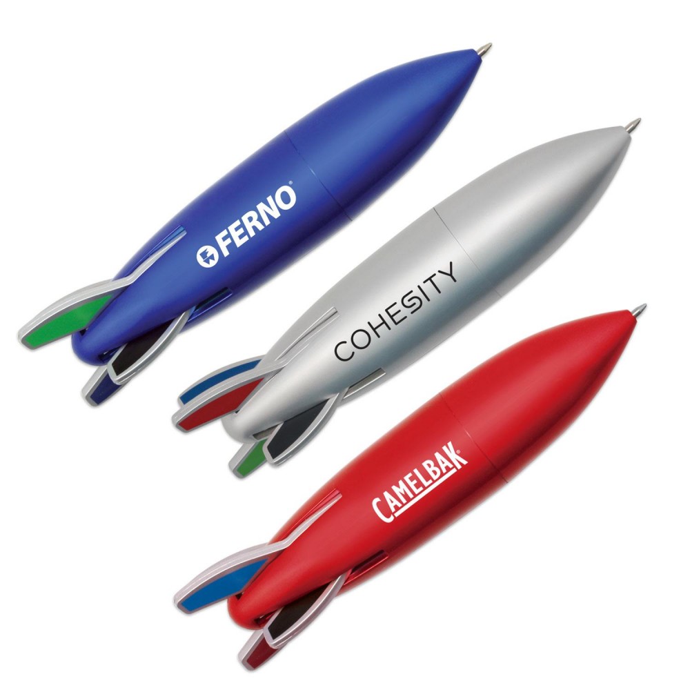 Four Color Rocket Pen Custom Imprinted
