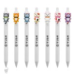 Click Pen w/ Cat Custom Imprinted