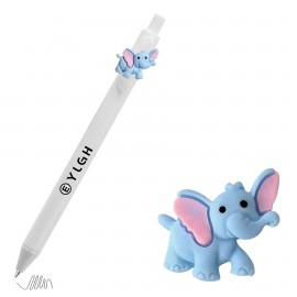 Custom Imprinted Elephant Click Activated Pen