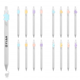 Custom Engraved Click Pen w/ Puzzle Piece