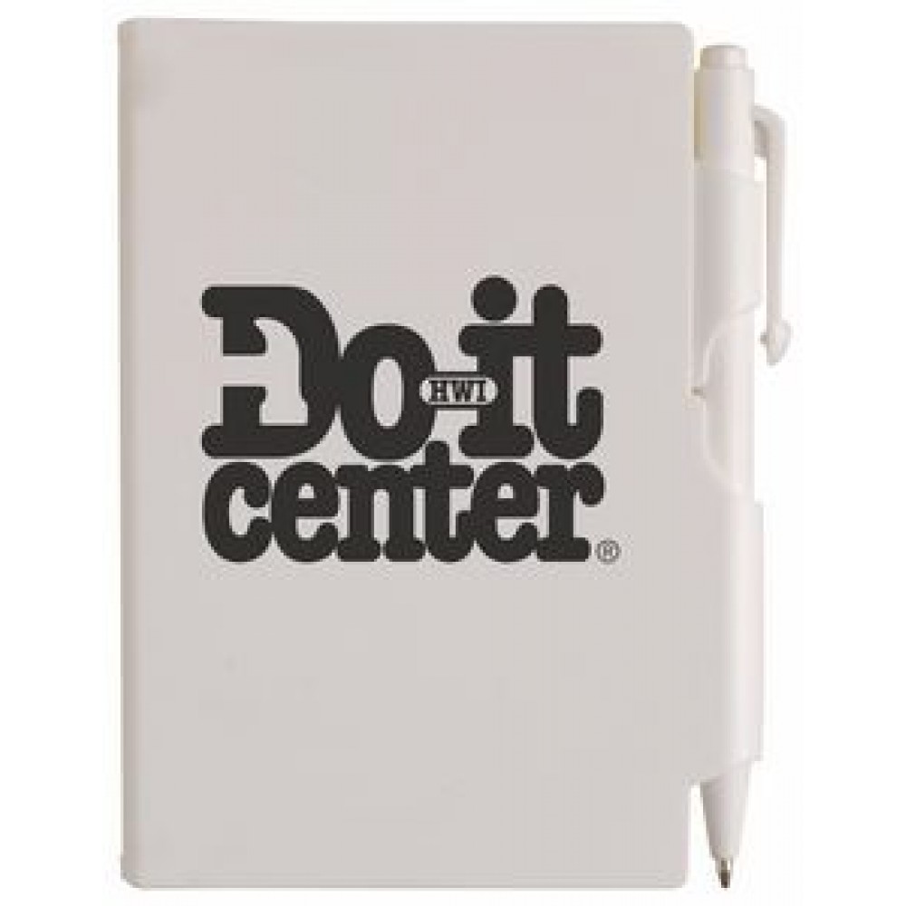 Logo Branded Composition Jotter Pad w/Pen Logo Branded Composition Jotter Pad w/Pen