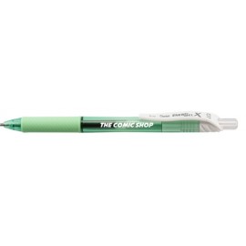 Custom Engraved EnerGel-X Pastel Barrel Gel Ink Pen - Green