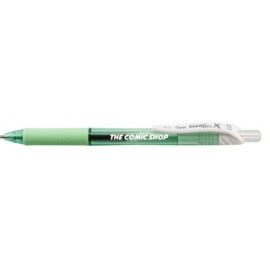 EnerGel-X Pastel Barrel Gel Ink Pen - Green Logo Branded  EnerGel-X Pastel Barrel Gel Ink Pen - Green Logo Branded