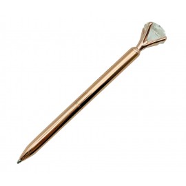 Custom Engraved Sleek and Slim Diamond Metal Pen