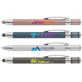 Marin Softy Metallic Pen w/ Stylus - ColorJet Custom Imprinted