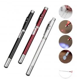 Retractable LED Light Screen Pointer Pen Custom Engraved