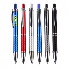 Custom Engraved Metal Push Click Action Ballpoint Pen  Custom Engraved Metal Push Click Action Ballpoint Pen
