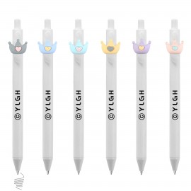 Click Pen w/ Crown Custom Engraved