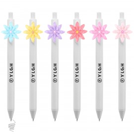 Custom Engraved 3 Layers Petal Flower Click Pen