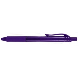 Energel-X Translucent Barrel Retractable Gel Ink Pen - Violet Custom Imprinted