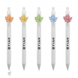 Click Pen w/ Maples Logo Branded