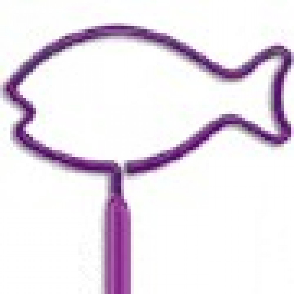 Fish InkBend Standard, Bent Pen Custom Engraved Fish InkBend Standard, Bent Pen Custom Engraved